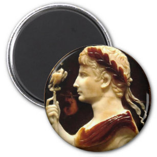 Imã Octavian Augustus Roman Imperador Cameo Lothar Cro