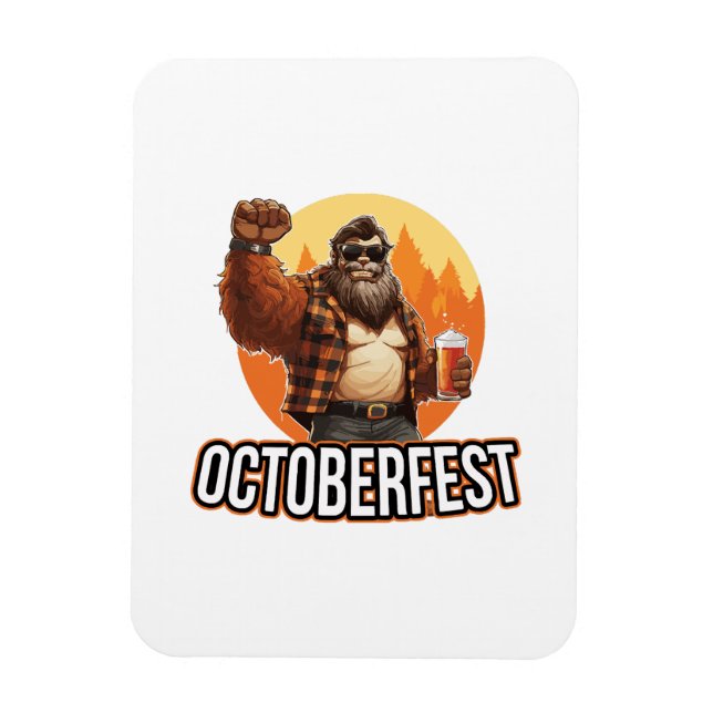 Ímã Octoberfest Pé Grande  (Vertical)