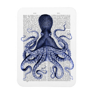 Ímã Octopus azul