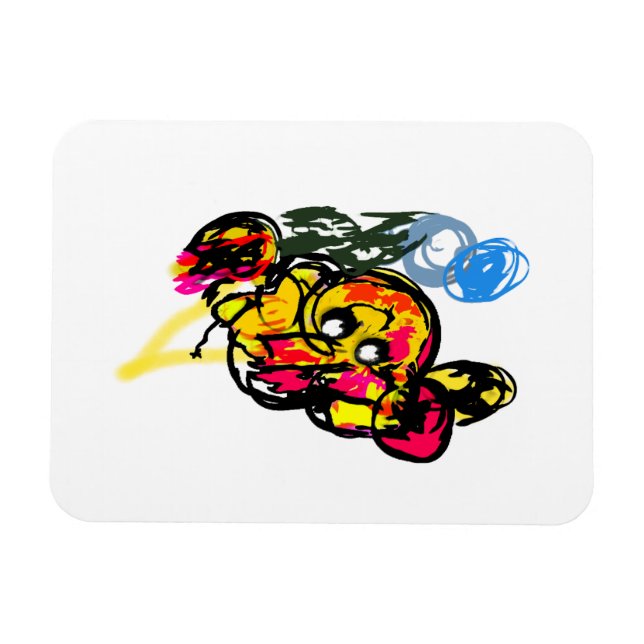 Ímã Octopus fun (Horizontal)