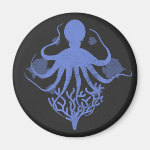 Imã Octopus (fundo escuro)