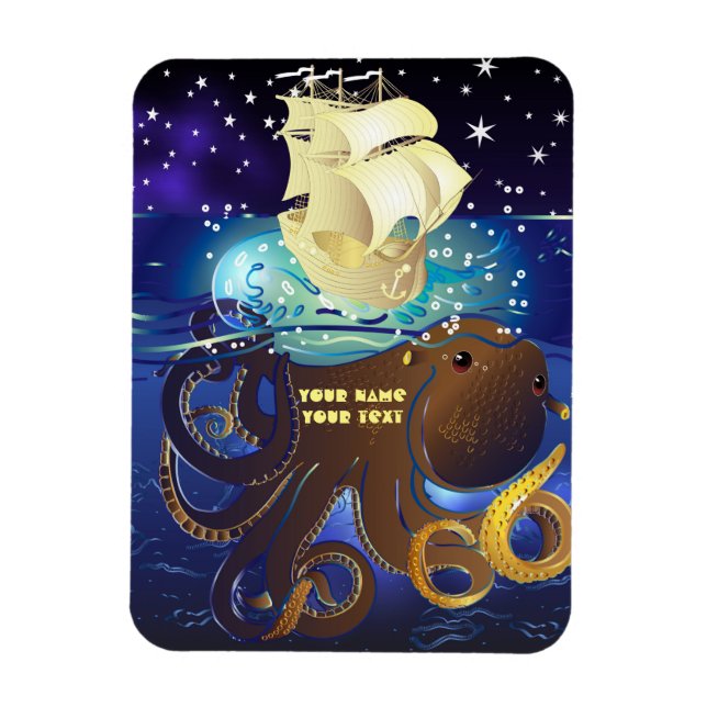 Ímã Octopus Huge e Caravella (Vertical)