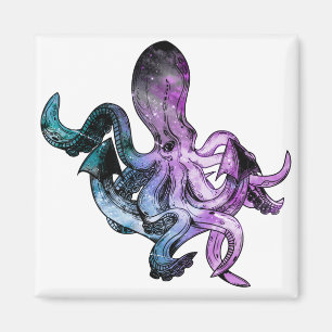 Imã Octopus neon