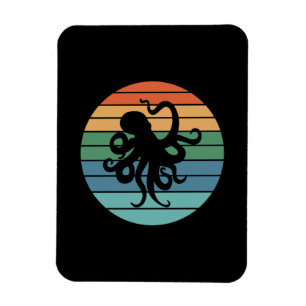 Ímã Octopus Retro