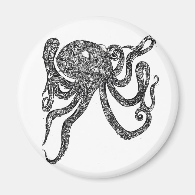 Imã Octopus suave (Frente)