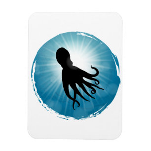 Ímã Octopus Vida Aquática Submarina