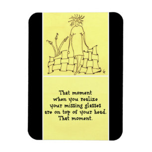 Ímã Óculos ausentes