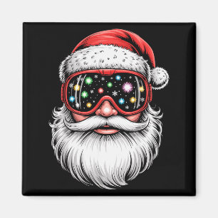 Imã Óculos de Esqui de Snowboard Mágicos Papai Noel Na