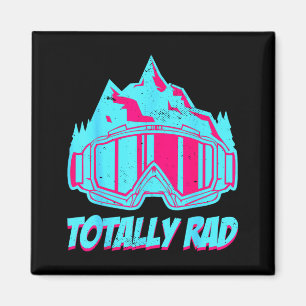 Imã Óculos de esqui retrô rad vintage 80s 90s esqui