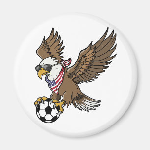 Imã Óculos de sol águia de futebol EUA Legal Vintage P