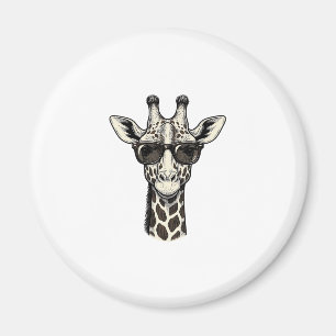 Imã Óculos de Sol de Girafa Legal Camisa de Gravura Vi