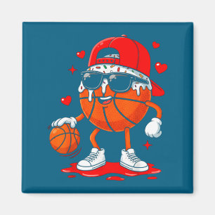 Imã Óculos de sol de sorvete pingando de basquete meni