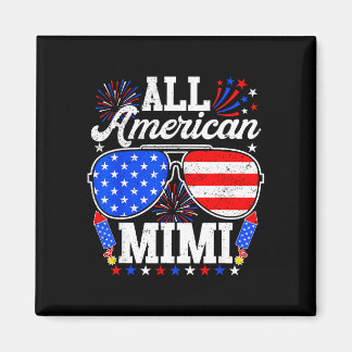 Imã óculos de sol família mimi americana 4 de julho