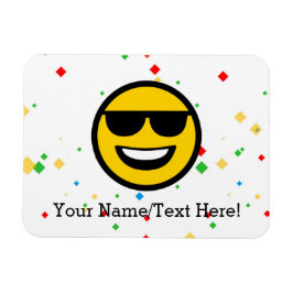 Ímã Óculos de sol legal Emoji