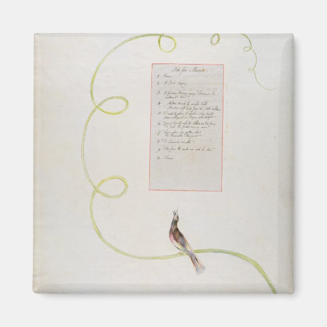 Imã "Ode for Music" design 94 de "The Poems of Thoma (Frente)