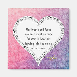 Imã Ode to Love Magnet pela poeta Adiela Akoo