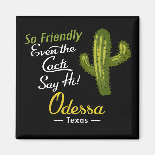 Imã Odessa Cactus Funny Retro