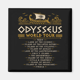 Imã Odisseia Homero Dark Academia Odysseus Tour Mundia