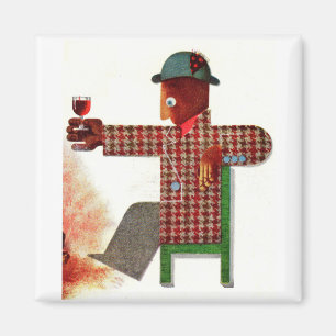 Imã oenophile do bebedor do vinho AKA