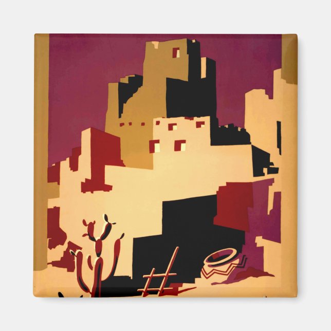 Imã Oeste do Sudoeste Pueblo WPA Nacional (Frente)