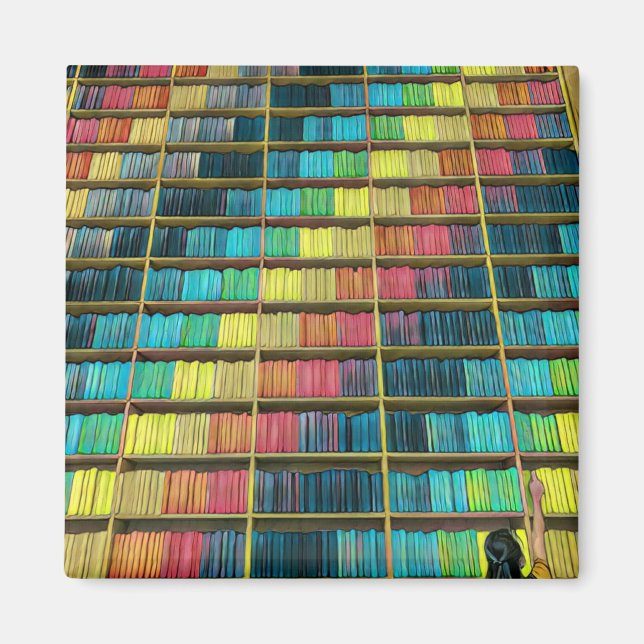 Imã Oferta de Amantes de Biblioteca (Frente)