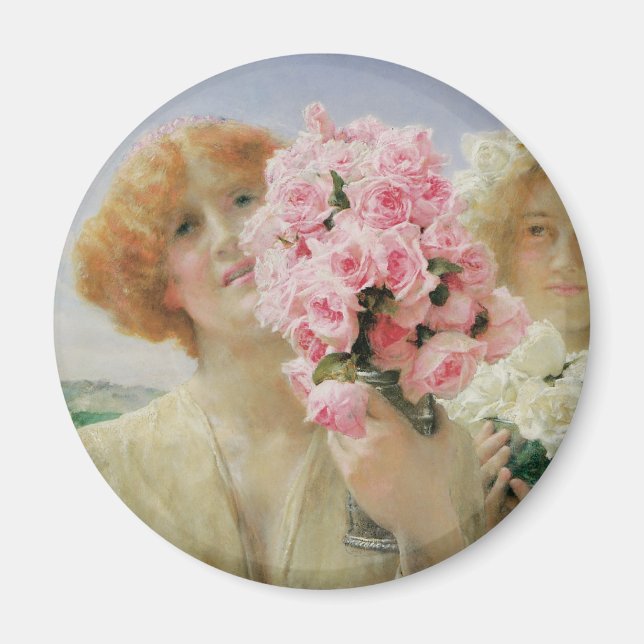 Imã Oferta de Verão de Sir Lawrence Alma-Tadema (Frente)
