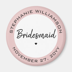 Imã Oferta Personalizada Mínima de Bridesmaid Personal