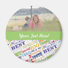 Imã Ofertas de Festa de aniversário 100 Únicas E Espec