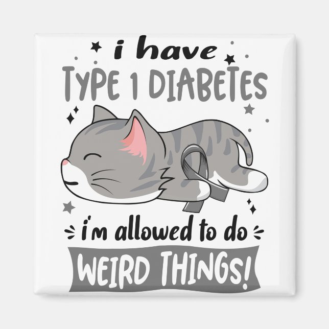 Imã Ofertas de fita de sensibilização para diabetes ti (Frente)