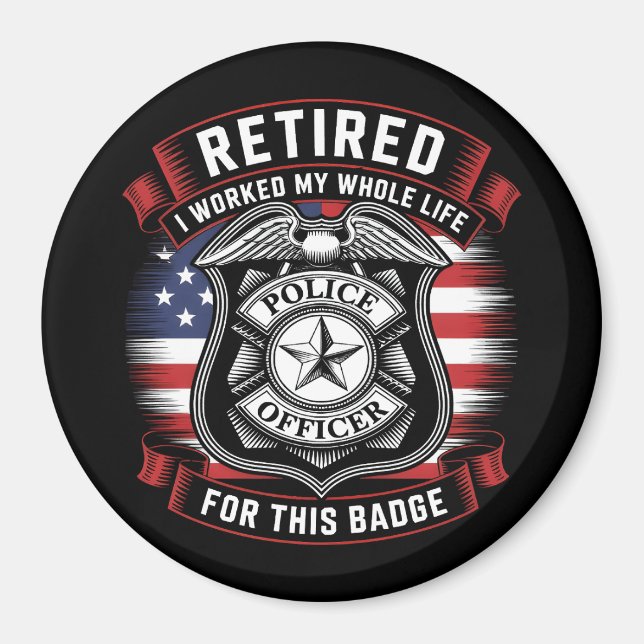 Imã Officially retired police officer 2026 (Frente)