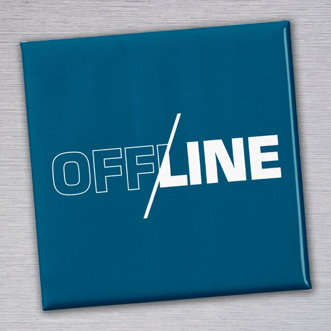 Imã Offline | Ímã de Humor Geek (Criador carregado)