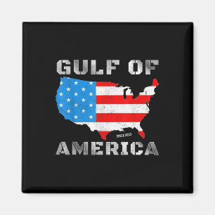 Imã Oficial Americano do Golfo Pro-Trump Patriótico do