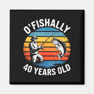 Imã Oficialmente 40 anos de idade divertido pesca 40º