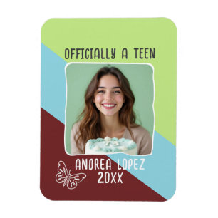 Ímã Oficialmente Uma Foto Personalizada De Aniversário