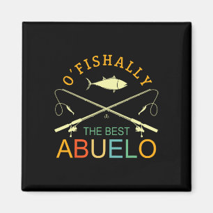 Imã Ofishally O Melhor Avô de Pesca Vintage Abuelo
