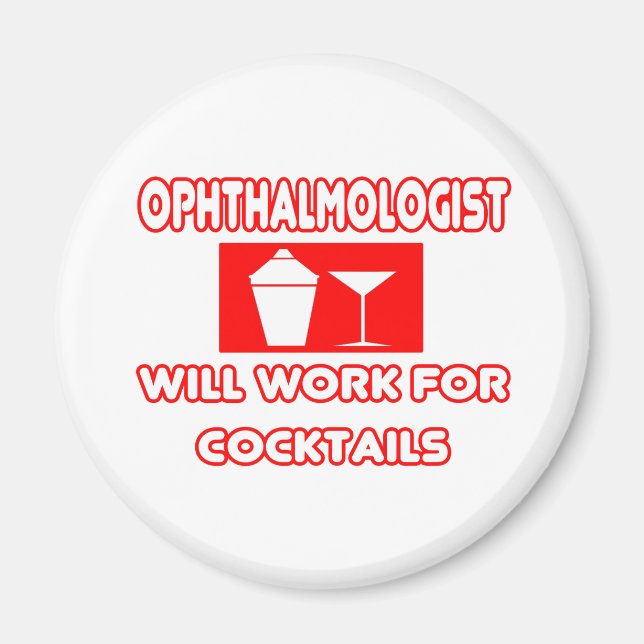 Imã Oftalmologista... Trabalhará Para Cocktails (Frente)