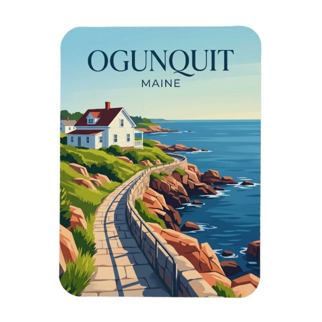 Ímã Ogunquit Maine (Vertical)
