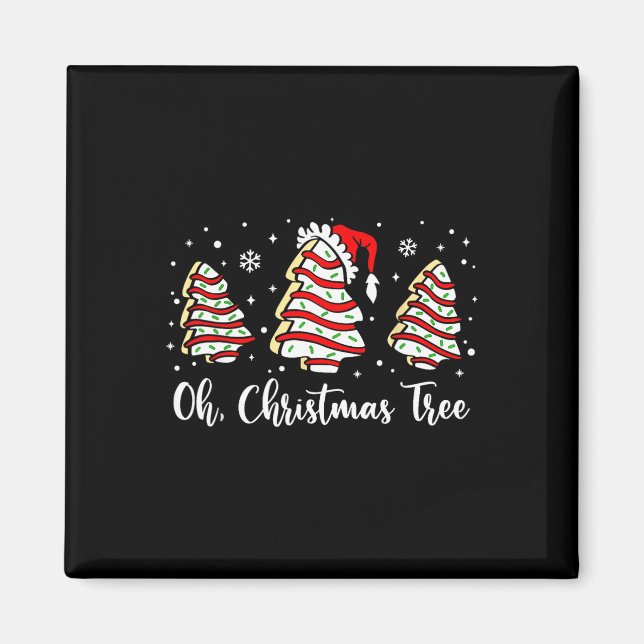 Imã Oh Árvore de Natal Papai Noel Faz Debbie Engraçado (Frente)