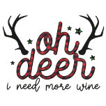 Imã Oh Deer<br><div class="desc">Oh Deer design perfeito para as próximas férias! Pegue esta design como presente para seu amigo,  parente e entes queridos. Se você ama essas designs e ainda quer mais visitar minha loja. Obrigado por comprar!</div>