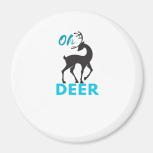 Imã Oh Deer Design Minimalista