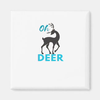 Imã Oh Deer Design Minimalista