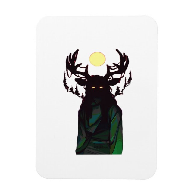 Ímã Oh Deer Design Minimalista  (Vertical)
