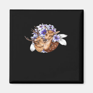 Imã Oh Deer Estilo Minimalista Limpo
