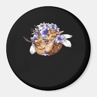 Imã Oh Deer Estilo Minimalista Limpo