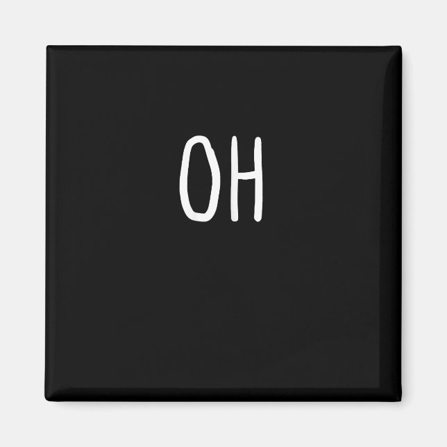 Imã Oh Deer Trendy Halloween Style  (Frente)