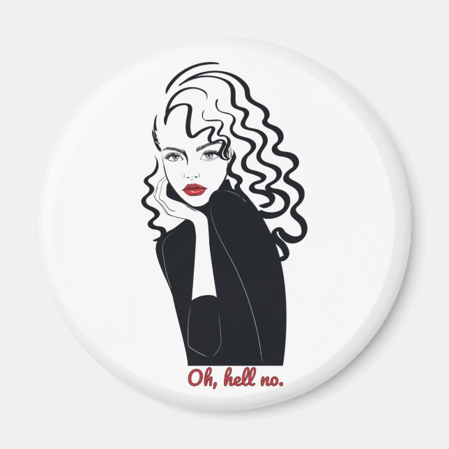 Imã Oh Inferno, nenhuma citação engraçada (Frente)