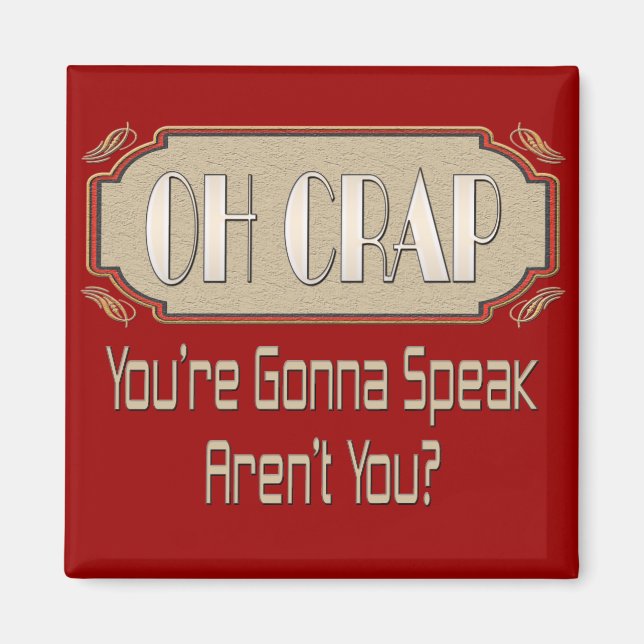 Imã Oh, merda (Frente)