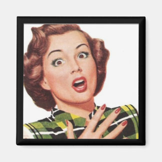Imã "Oh, Meu Deus!" RETRO HOUSEWIFE MAGNET