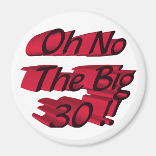 Imã Oh nenhum o ímã 30 grande