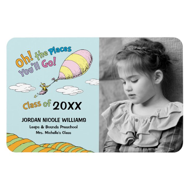 Ímã Oh, Os Lugares Que Você Vai! Anúncio de gradação (Horizontal)